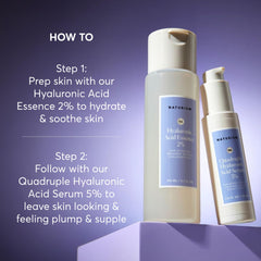 Naturium serum on bathroom vanity lifestyle scene suggesting daily routine hydration boost