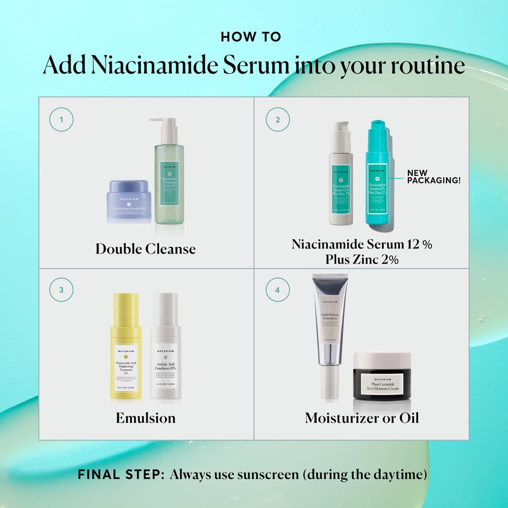 Naturium serum 1 oz bottle held in hand to show real-life scale