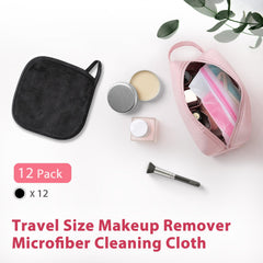 Natwag cloth removing makeup at sink demonstrating quick residue removal benefit