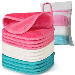 Natwag front view of stacked cloths showing compact packaging and colors