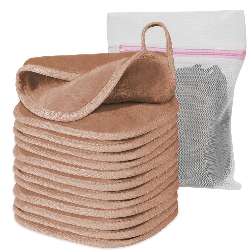 Natwag front packaging showing 12 reusable cloths and compact benefits
