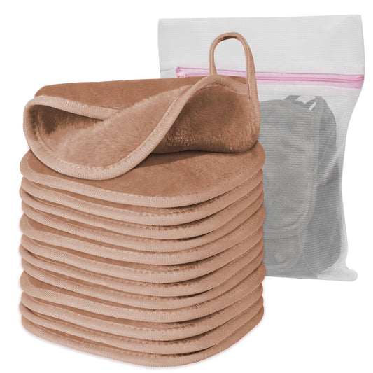 Natwag front packaging showing 12 reusable cloths and compact benefits
