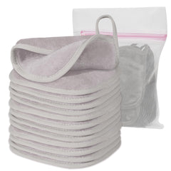Natwag front packaging showing 12 reusable pads and mesh bag, eco benefit