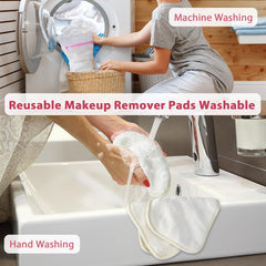 Natwag mesh bag inside washing machine showing durable easy-care benefit