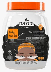 NAZCA front jar showing packaging and size, highlights long-lasting supply