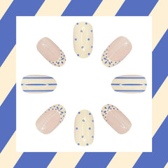 NBNTGH close-up of striped point design highlighting precise pattern and polish