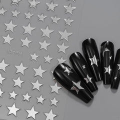 NBNTGH close-up of sheet silver stars highlighting design variety and precision