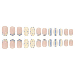 NBNTGH side profile of short almond nail shape demonstrating comfortable fit