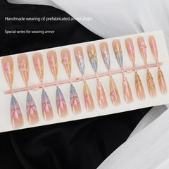 NBNTGH side profile showing stiletto length to illustrate scale benefit dramatic look
