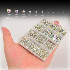 NCB close-up of crystal facets on SS8 for brighter, sharper sparkle