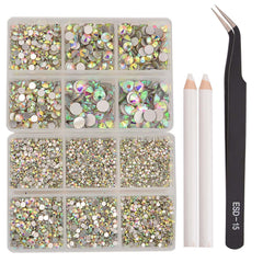 NCB front packaging showing crystal AB mix and included tools for fast setup