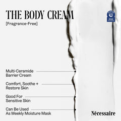 Nécessaire visual of ceramide and niacinamide ingredients highlighting barrier support