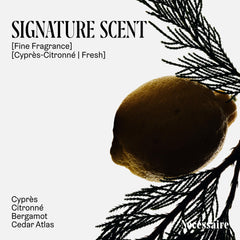 Nécessaire ingredient label close-up showing clean formulation benefits