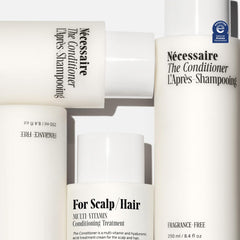 Nécessaire creamy texture close-up showing hydrating slip benefit