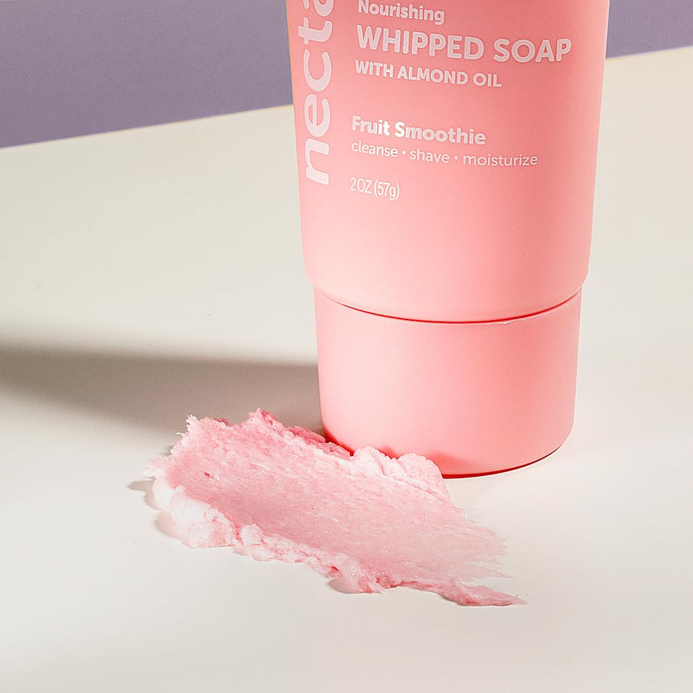 Nectar Bath Treats whipped soap texture close-up showing creamy lather benefit