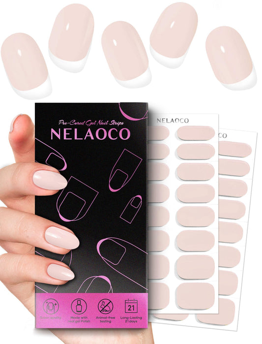 Nelaoco front packaging showing Morning Mist Nude and included tools benefit quick setup