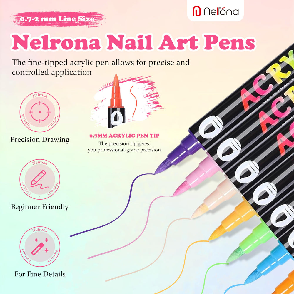 Nelrona color array overhead displaying vibrant shades for creative variety