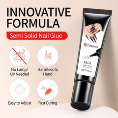 Nelrona semi-solid texture closeup displaying smooth gel for mess-free spread