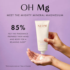 Neom ingredients flatlay with lavender and chamomile highlighting natural oils
