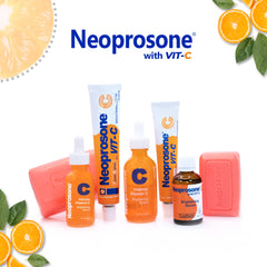 Neoprosone jar on bathroom counter as part of a nighttime routine promoting skin renewal
