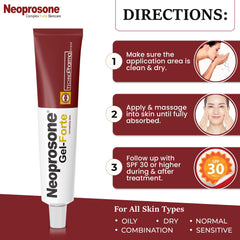 Neoprosone bottle beside coin showing 30 ml size for scale and travel-friendly benefit