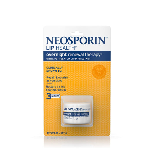 Neosporin front packaging showing small 0.27 oz tube for bedside use