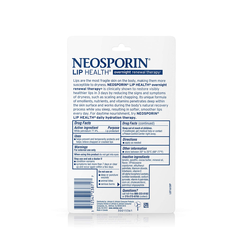 Neosporin open tube revealing smooth ointment texture for deep hydration