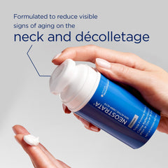 NEOSTRATA lifestyle image on décolletage showing natural refined look benefit