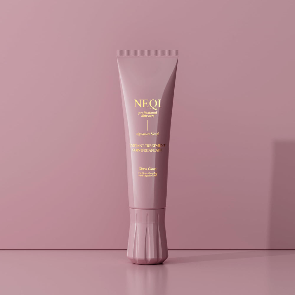 neqi 3-minute application timer demonstrating quick salon-style results
