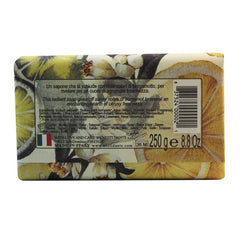 Nesti Dante soap close-up with lather texture highlighting olive-oil nourishment and gentle cleanse