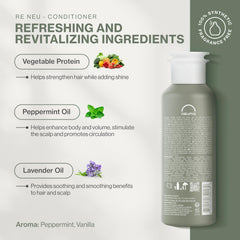 Neuma close texture of conditioner demonstrating lightweight creaminess