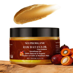 NEUPRORGANIC front jar view showing label and pure batana paste benefits