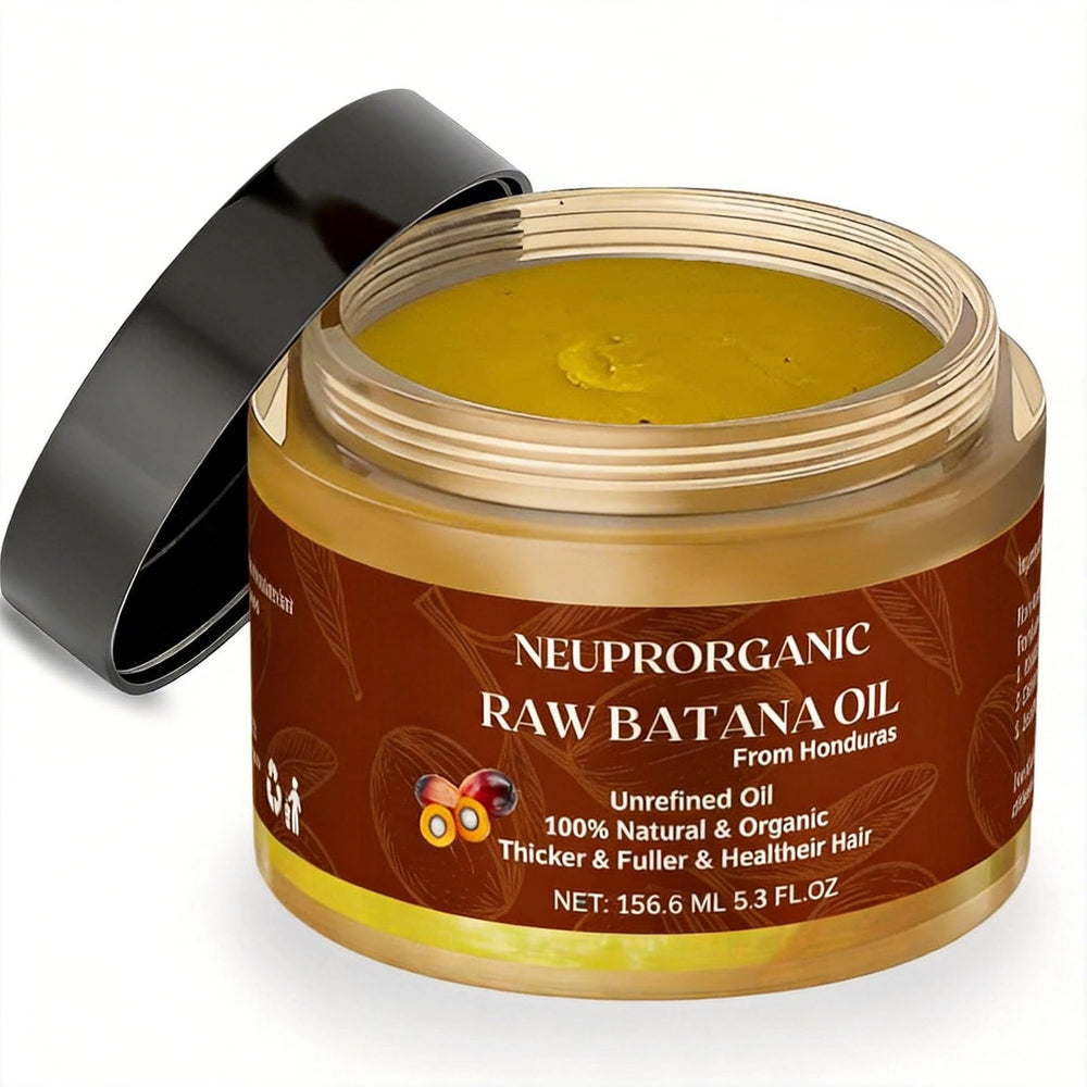NEUPRORGANIC open jar texture melted paste demonstrating easy warming benefit