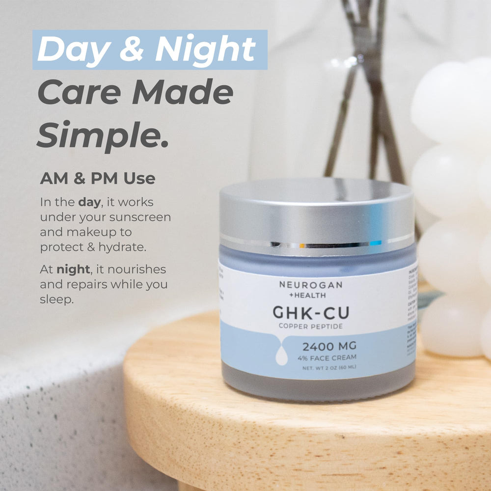 Neurogan 2 oz jar next to a coin for scale, clear size and dosing reference