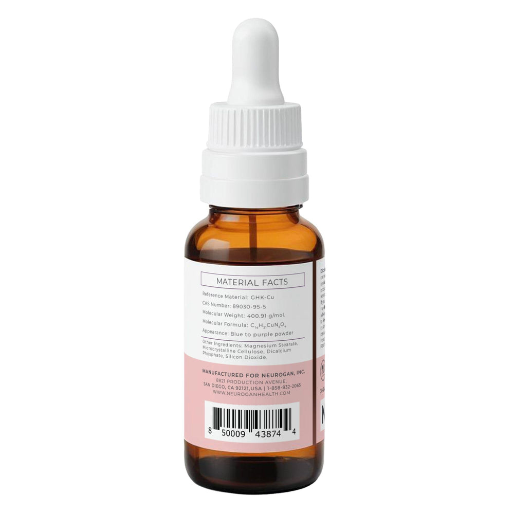 Neurogan dropper close-up releasing serum for precise dosing