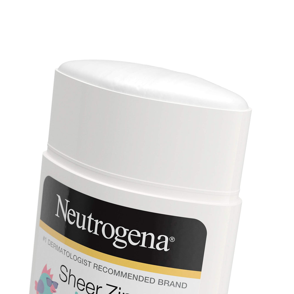 Neutrogena 1.5 oz stick next to sunglasses showing portable size advantage