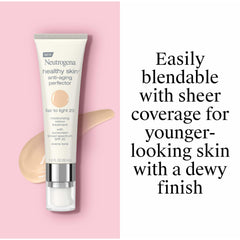 Neutrogena application on hand demonstrating easy spread and sheer coverage