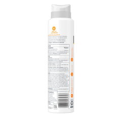 Neutrogena back label showing directions and safe-use benefit