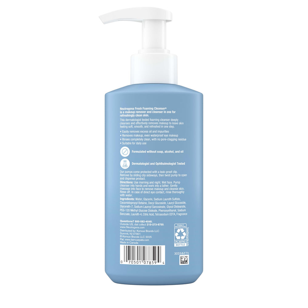 Neutrogena on bathroom counter lifestyle scene showing daily routine benefit