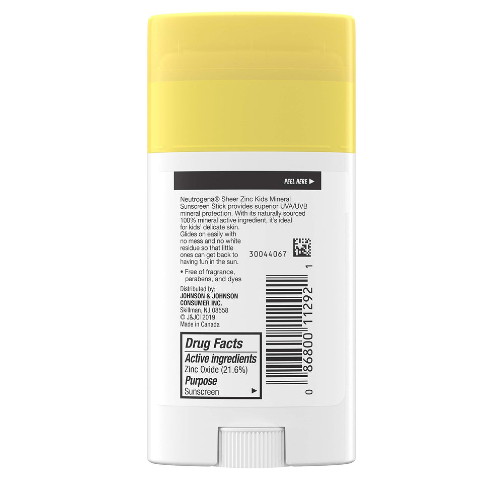 Neutrogena sunscreen stick in beach bag lifestyle shot for on-the-go sun protection