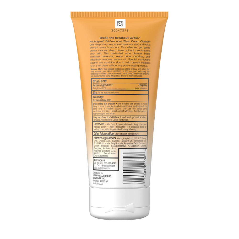 Neutrogena before-and-after clarity scenario showing improved skin appearance