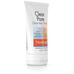 Neutrogena close-up of creamy texture showing clay-rich consistency benefit