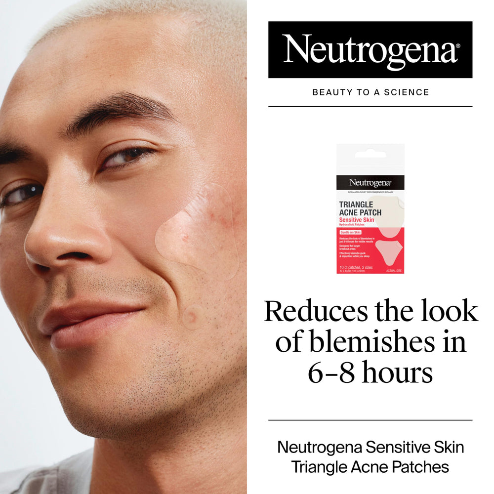Neutrogena close-up of hydrocolloid texture illustrating gentle absorption