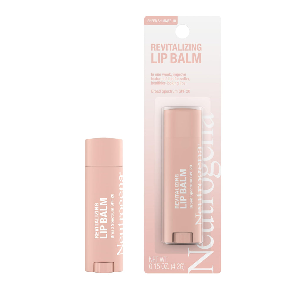 Neutrogena close-up of tinted balm sheen highlighting subtle rosy color