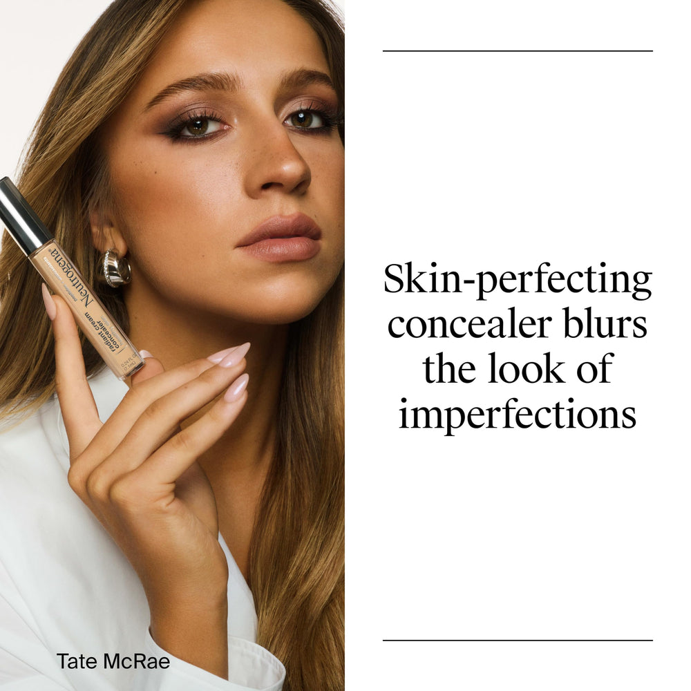 Neutrogena concealer open showing creamy texture for smooth blending