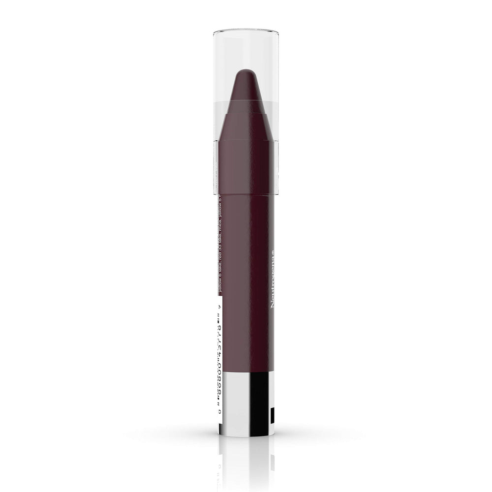 Neutrogena Deep Plum with shea and mango visuals showing nourishing ingredients