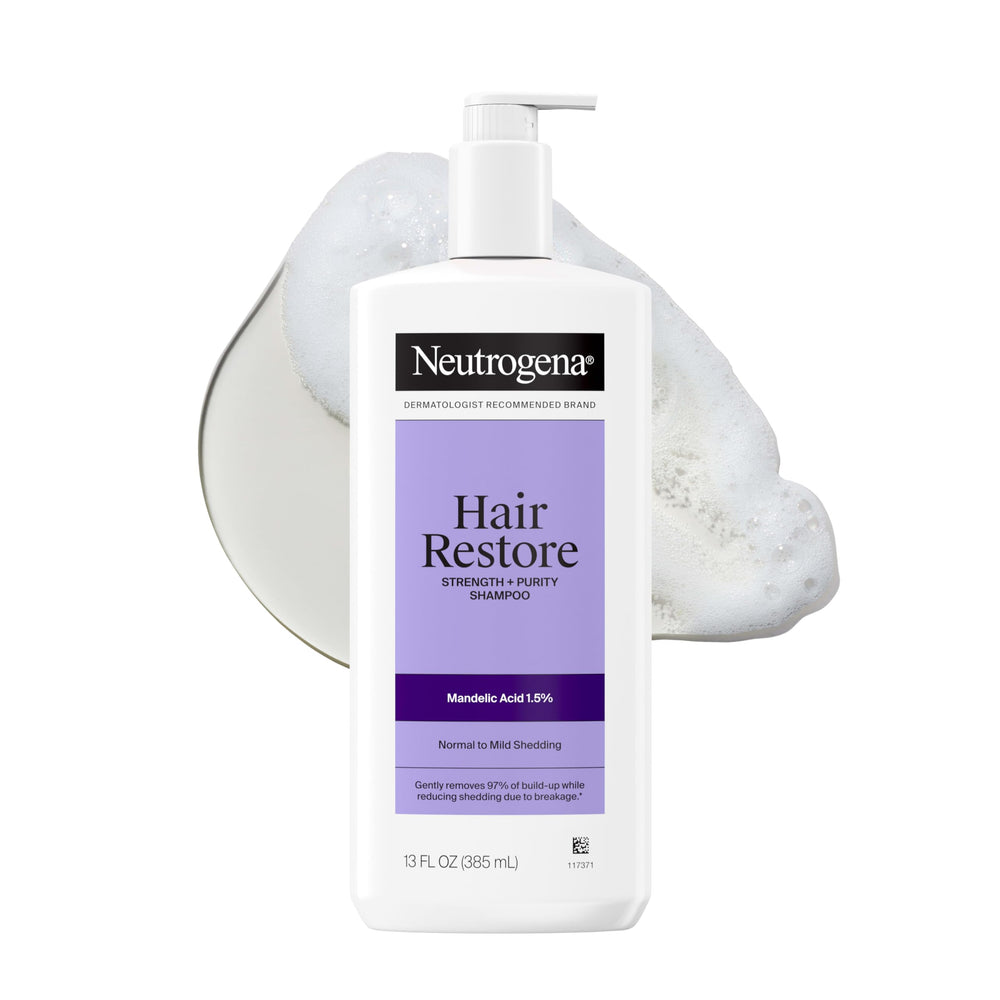 Neutrogena front bottle showing label and pump for easy dispensing benefit