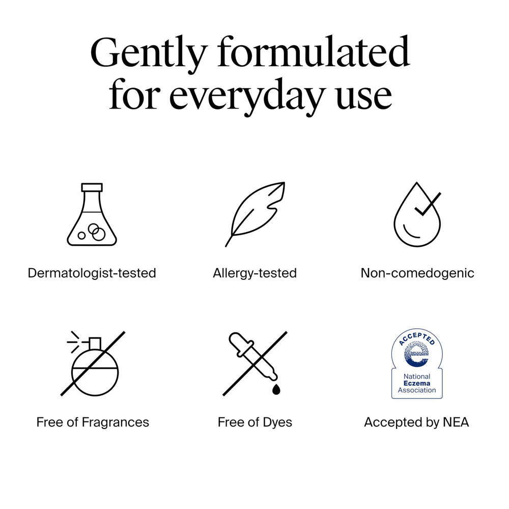 Neutrogena close-up of jar lid and writing emphasizing dermatologist-tested formula