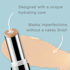 Neutrogena applying concealer under eye, conceals dark circles while hydrating
