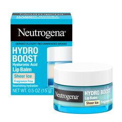 Neutrogena jar front view showing compact hydration balm and travel-friendly size